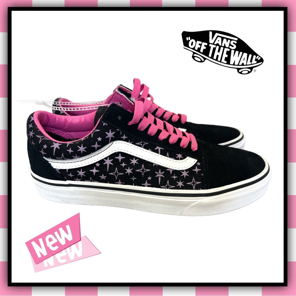 ✨NEW✨ VANS Adult FU KNU Nostalgia Pink Stars Old Skool